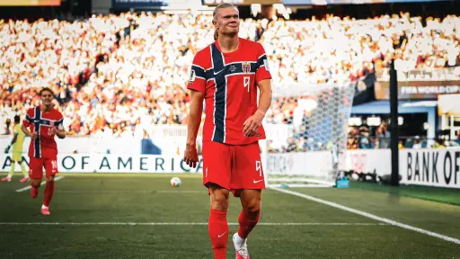 Erling Haaland fue la estrella y figura de Noruega en el Mundial 2026. ,Redes