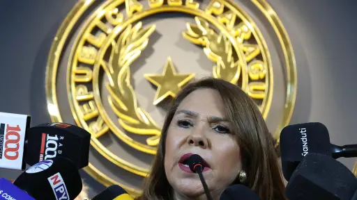 Celeste Amarilla es la senadora paraguaya que insulto a Mbappé ,EFE