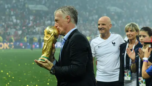 Didier Deschamps, campeón del mundo con Francia en 2018 - Selección de Francia