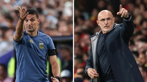 Los seleccionadores de Argentina y España, unidos por un curso de entrenadores de 2017, se reencontrarán en la final de la Copa Mundial. ,FIFA