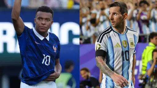 Mbappé y Messi se disputan la Bota de Oro. ,Redes sociales. 