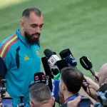 Borja Iglesias uno de los delanteros de la selección de España ,EFE