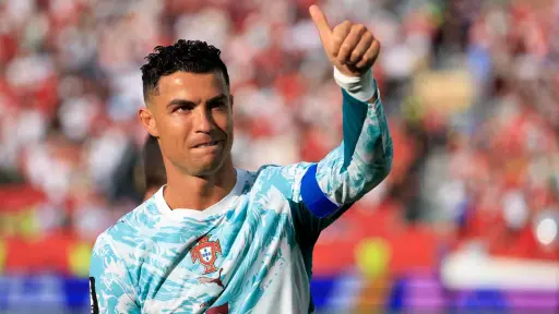Cristiano Ronaldo durante el Mundial 2026. ,EFE