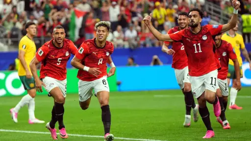 Celebración de Egipto ante Australia en el Mundial 2026 - EFE