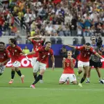 La curiosa estrategia de Egipto antes de la tanda de penales ante Australia. ,EFE.