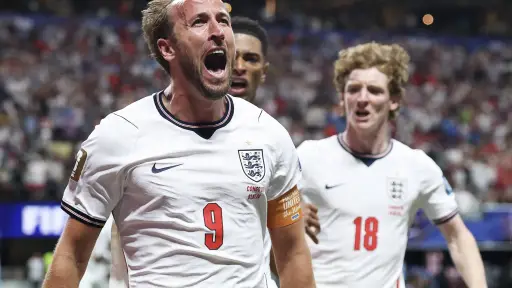 Harry Kane anotó un doblete contra República Democrática del Congo para avanzar a los octavos de final del Mundial 2026. ,@England