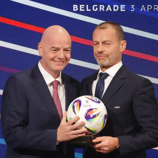 Presidentes de la FIFA y UEFA 