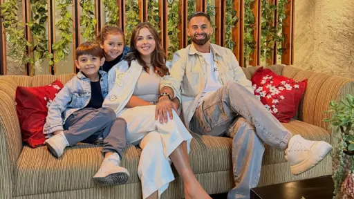 Una de las últimas celebraciones de Lucas Trejo con su familia 
