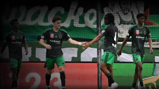 Celebración de Matt Evans con el Wacker Innsbruck - Wacker Innsbruck