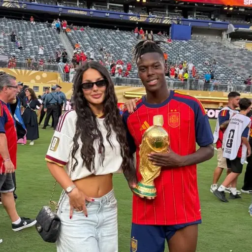 Ainhi García novia de Nico Williams ,Redes sociales de Ainhi García 