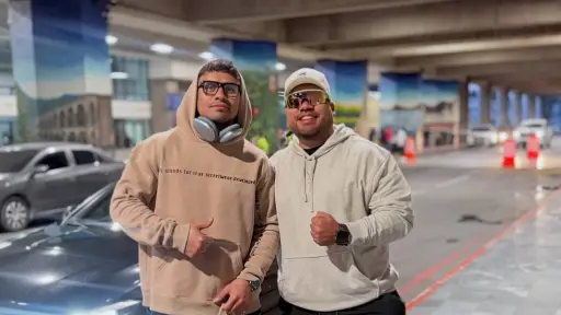 Lester Martínez regresó este lunes a Guatemala y fue recibido por sus amigos - instagram @paatrick199