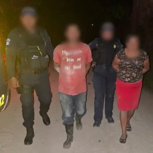 Los capturados fueron ubicados en otra aldea, cuando pretendían escapar de su comunidad. ,PNC de Guatemala.