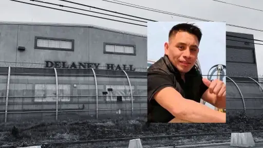 La muerte de José Chajón-Raxón vuelve a golpear la reputación del centro de detención Delaney Hall. ,Redes sociales.