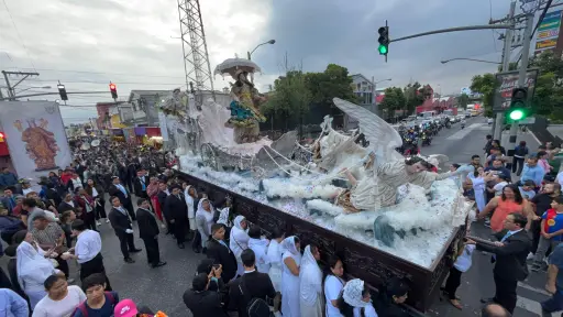 Nuestra Señora de la Asunción recorre calles del Centro Histórico ,Omar Solís.
