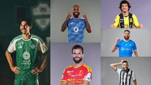 Algunas figuras de la Saudi Pro League 