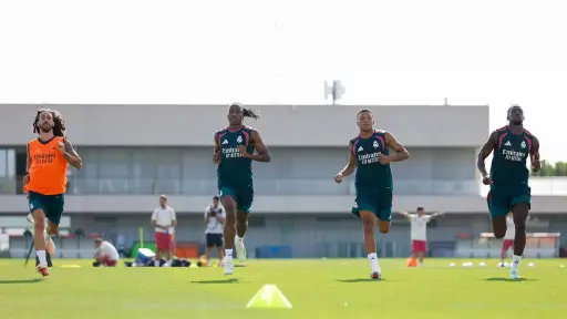 Real Madrid completó su primer entreno con casi toda la plantilla - Real Madrid C.F.