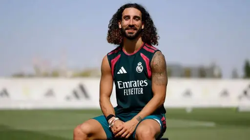 Marc Cucurella en su primer día como jugador del Real Madrid - Real Madrid C.F.