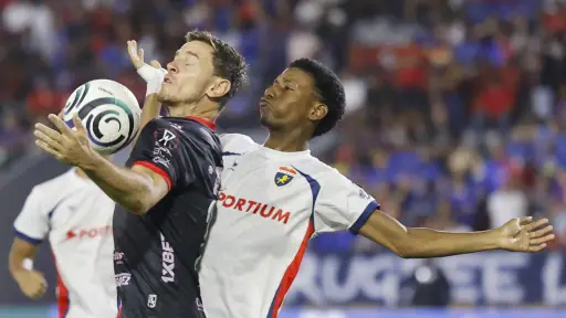 Partido entre Xelajú MC y Plaza Amador por la Copa Centroamericana 2026 - EFE
