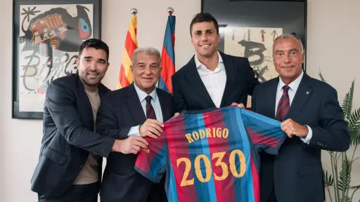 Rodri Hernández fue presentado como nuevo jugador del FC Barcelona - FC Barcelona