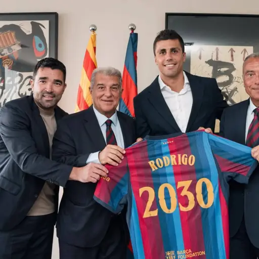 Rodri Hernández fue presentado como nuevo jugador del FC Barcelona - FC Barcelona