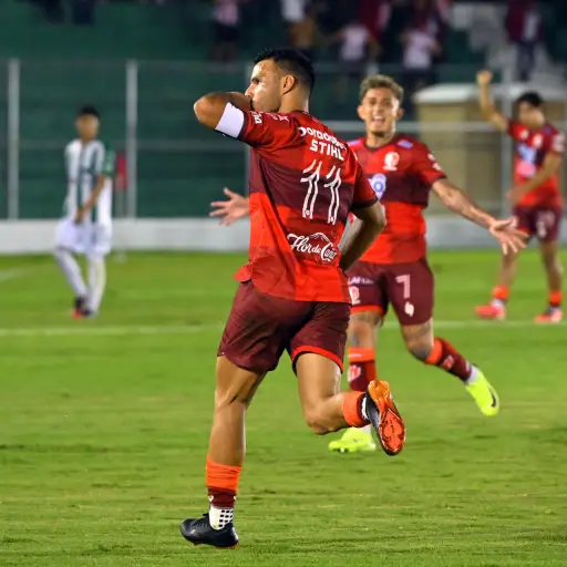 Celebración de Juan Barrera ante Antigua GFC - EFE/Fernando Ruiz