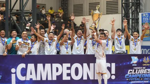 Dobladas San Carlos conquista el Torneo de Clubes Campeones de Futsal Uncaf 2026 - EFE/Fernando Ruiz
