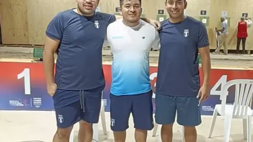 equipo de tiro con bronce en Santo Domingo 2026 