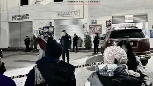 En el lugar del ataque armado quedaron dos adultos fallecidos. ,Redes sociales.