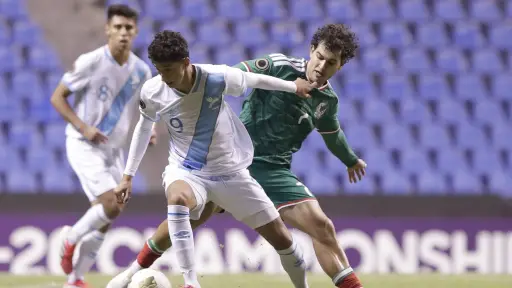 Duelo entre Guatemala y México en el Premundial Sub-20