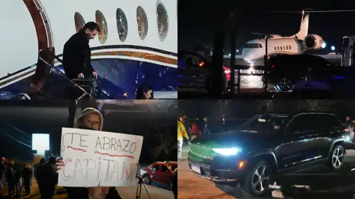 Lionel Messi llegó a Rosario para asistir al funeral de su padre 