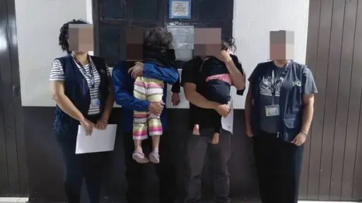 Dos hermanas, de 1 y 6 años, fueron rescatadas por la PGN en Jutiapa por estar en condiciones de vulnerabilidad. ,PGN
