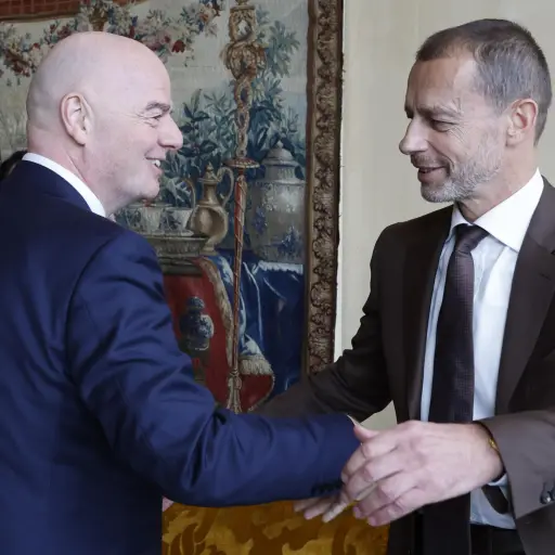 Presidentes de la FIFA y UEFA 