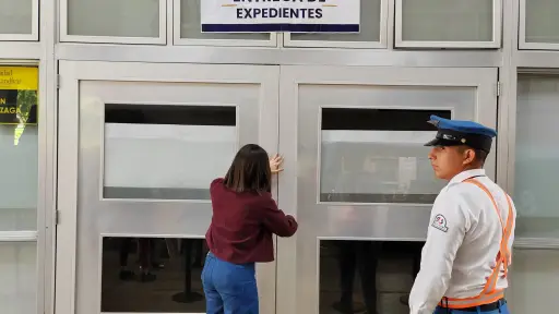 La mesa de recepción cerró a las 13:00 horas, como estaba establecido para este sábado. ,Guatemala Visible.