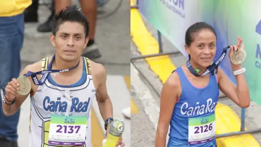 Williams Julajuj y Sandra Raxón conquistan la 42K de Guatemala - Alex Meoño
