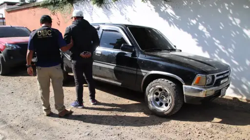 El capturado en la zona 1 de Villa Canales es un presunto secuestrador, informó la PNC. ,PNC de Guatemala.
