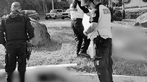 Los fallecidos fueron ubicados en el arriate central del bulevar Sur del Naranjo. ,Bomberos Voluntarios.