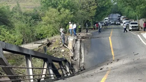 El paso sobre el Puente Güijo quedó interrumpido el sábado pasado. ,Conred.