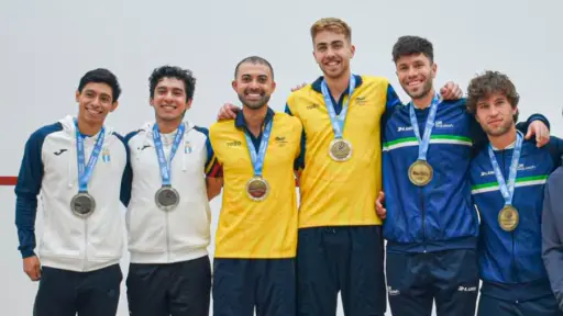 Los hermanos Enríquez dan plata panamericana a Guatemala en el squash 