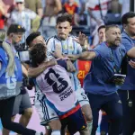 Momento de la trifulca en el Mundial 2026