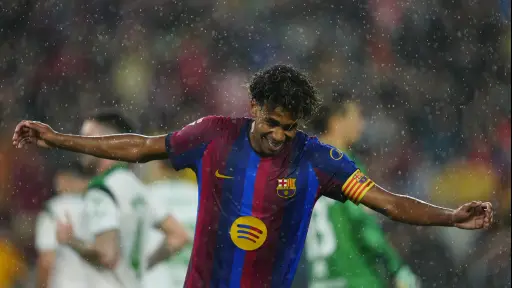 Lamine Yamal, jugador del Barcelona 