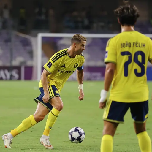 Cristiano Ronaldo en un partido de la Champions Asiática - Al Nassr