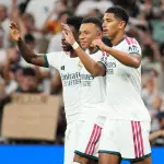 Celebración del Real Madrid ante el Rayo Vallecano - EFE
