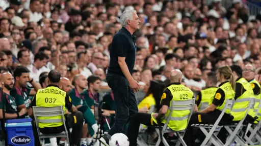 José Mourinho, técnico del Real Madrid 