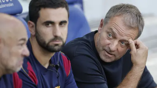 Hansi Flick, entrenador del Barcelona