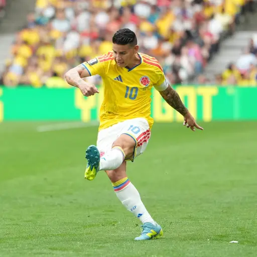 James Rodríguez, jugador colombiano 