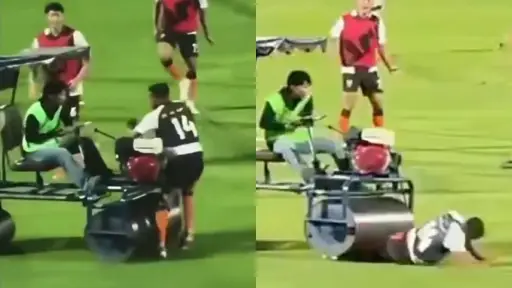 Jugador inglés es atropellado en pleno partido 