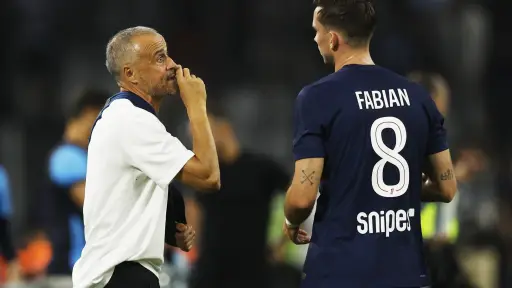 Luis Enrique, técnico del PSG