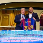 Gabriel Jesús en su presentación con el FC Barcelona - FC Barcelona