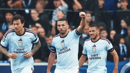John McGinn anota el primer gol de la Champions League 2026/27
