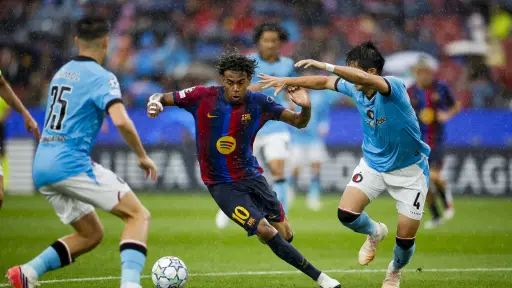 Partido entre Barcelona y Feyenoord por la Champions League - EFE